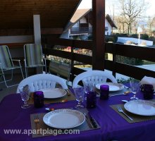 Large balcony, apartplage, savour the view, Saint-Jorioz